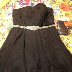 Short Strapless Cocktail Dress NEW